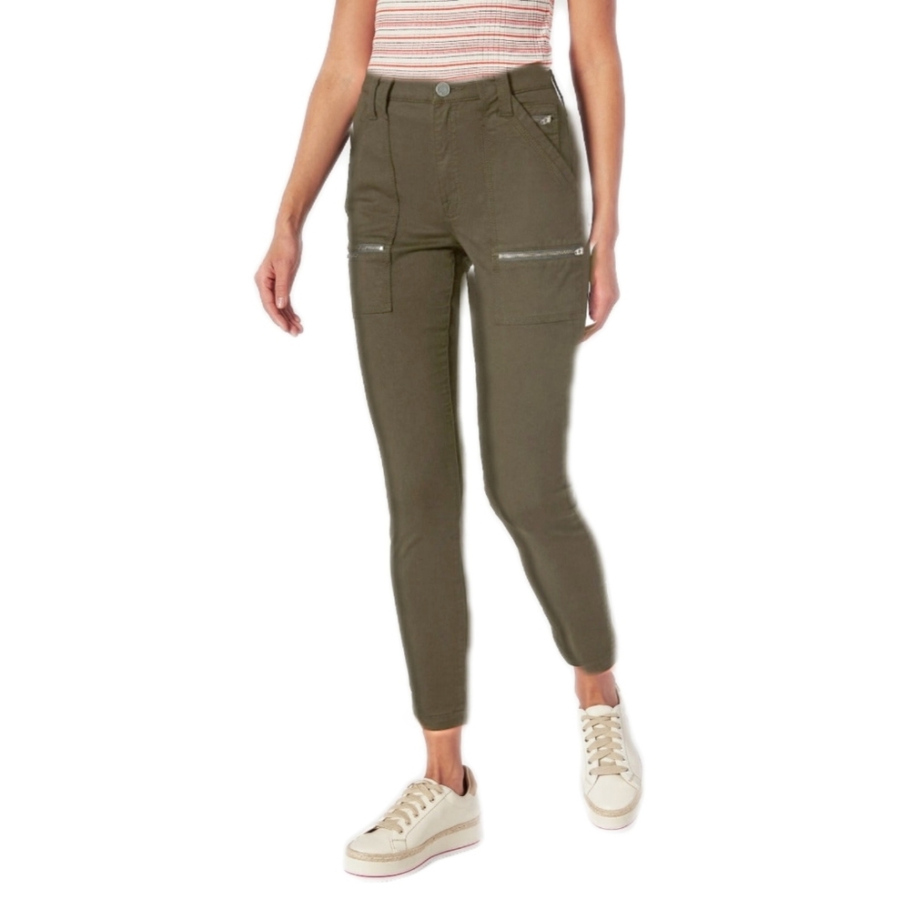 Joie Women's High Rise Park Zip Pocket Skinny Cargo Jeans NWT - Picture 1 of 5